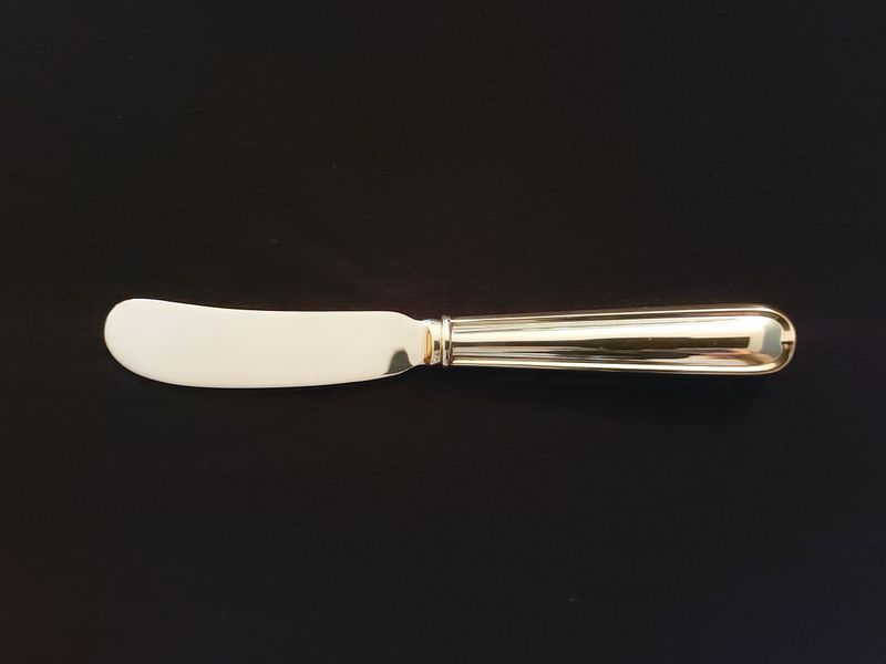 Jubileum smørkniv med sølvklinge
