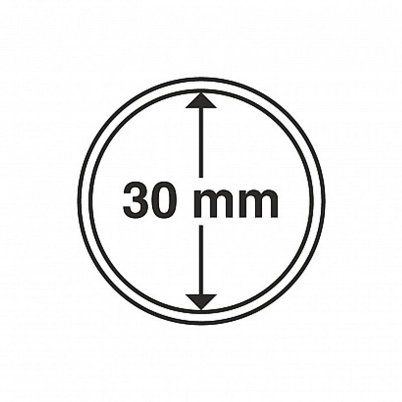 Myntkapsler runde - 10 stk